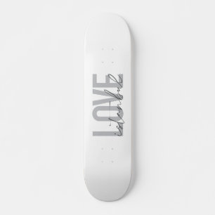 Modern, simple, urban, trendy design Love Istanbul Skateboard