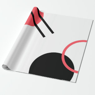 Modern, simple, urban, trendy geometric design wrapping paper