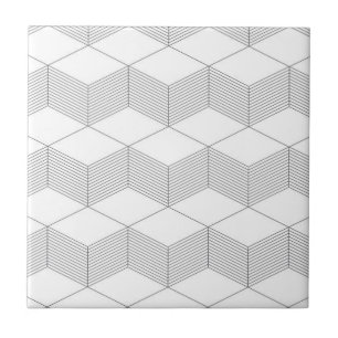 Modern, simple, urban, trendy graphic design ceramic tile