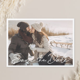 Modern Simple Wedding Save the Date