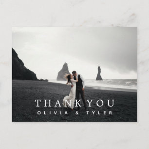 Modern + Simple Wedding Thank You Cards