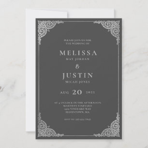 Modern Simplistic Wedding Invitation