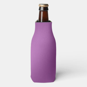 Modern Simply Solid purple gradient Wave pattern Bottle Cooler