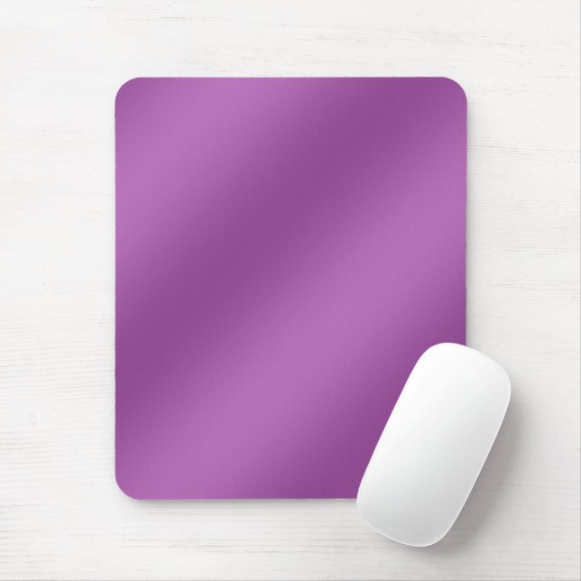 Modern Simply Solid purple gradient Wave pattern Mouse Pad (With Mouse)