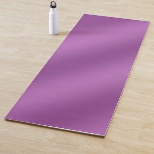 Modern Simply Solid purple gradient Wave pattern Yoga Mat
