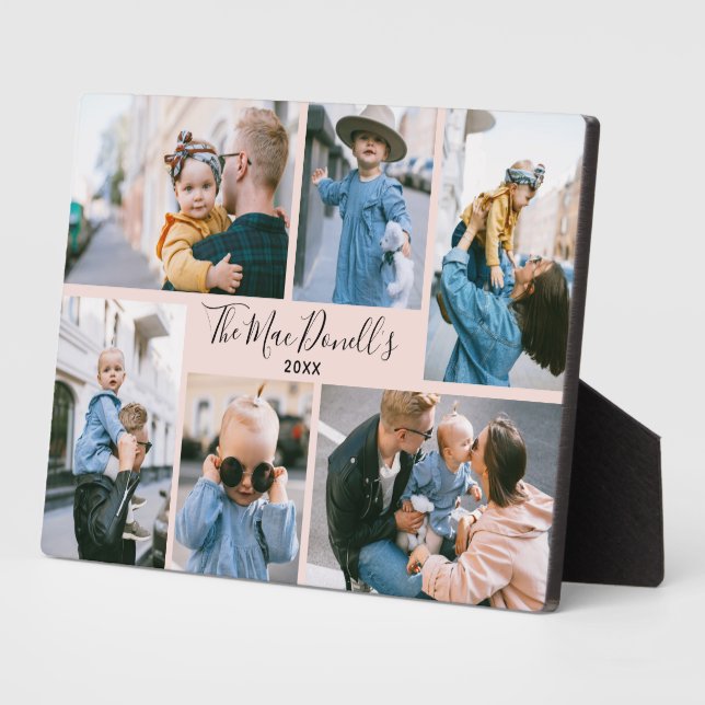 Modern Six Photo Plaque (Side)