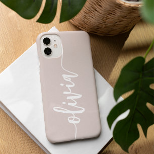 Modern Sketched Script Personalised Name iPhone 16 Case