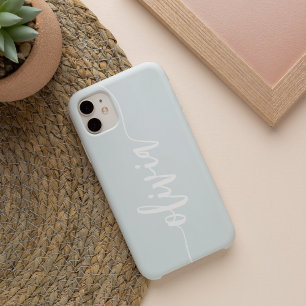 Modern Sketched Script Personalised Name iPhone 16 Case