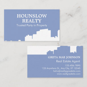 Modern Skyline Business Card