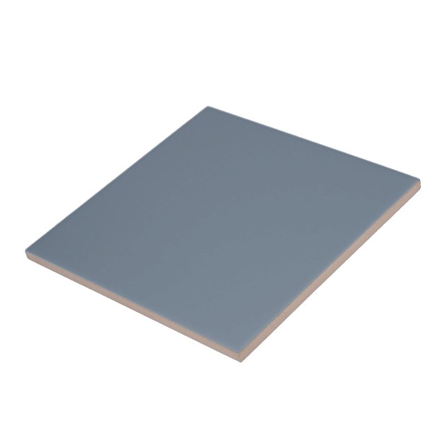 Modern Slate Grey Ceramic Tile Home Decor Accent (Side)