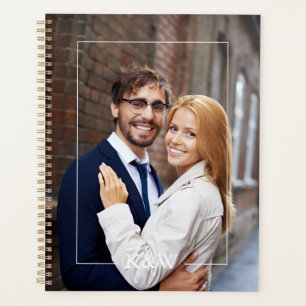 Modern Sleek Frame Monogram Planner