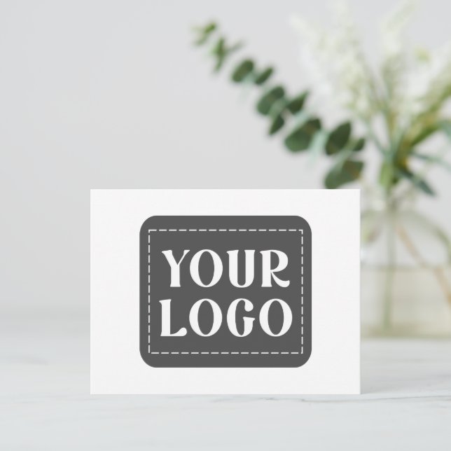 Modern, Sleek, Sophisticated & Customisable Postcard (Standing Front)