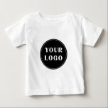 Modern, Sleek, stylish, & Customisable Baby T-Shirt<br><div class="desc">This design is available for everyone. Feel free to personalise the logo,  images,  text,  and colours to suit your preferences. Thank you!</div>