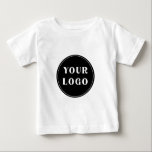Modern, Sleek, stylish, & Customisable Baby T-Shirt<br><div class="desc">This design is available for everyone. Feel free to personalise the logo,  images,  text,  and colours to suit your preferences. Thank you!</div>