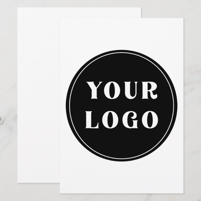 Modern, Sleek, stylish, & Customisable Invitation (Front/Back)