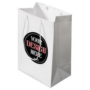 Modern, Sleek, stylish, & Customisable Medium Gift Bag