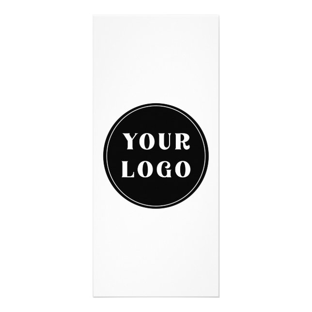 Modern, Sleek, stylish, & Customisable Rack Card (Front)