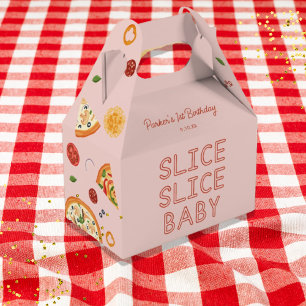 Modern Slice Slice Baby 1st Birthday  Favour Box