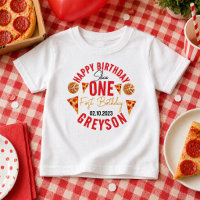Modern Slice Slice Baby Pizza 1st Birthday