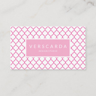 Modern Small Business or Employee QR Code Card
