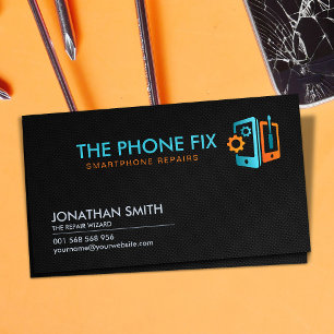 Modern Smartphone Repair  Business Card