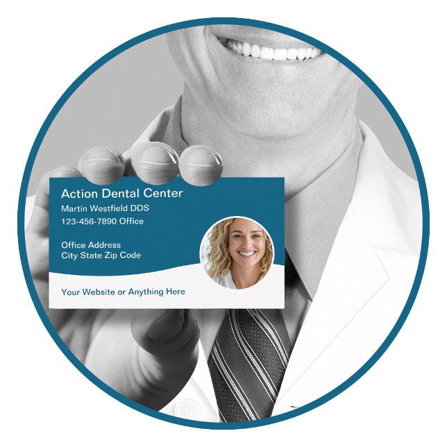 Modern Smile Dental Business Cards (Creator Uploaded)