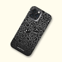 Modern Smile Smiling Face Pattern Custom Name