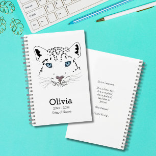 Modern Snow Leopard   Academic Year   School  Notebook