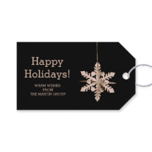 Modern Snowflake Corporate Seasonal Greetings 