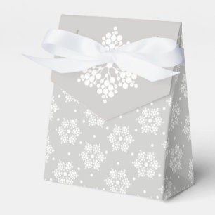 Modern Snowflakes Favour Box
