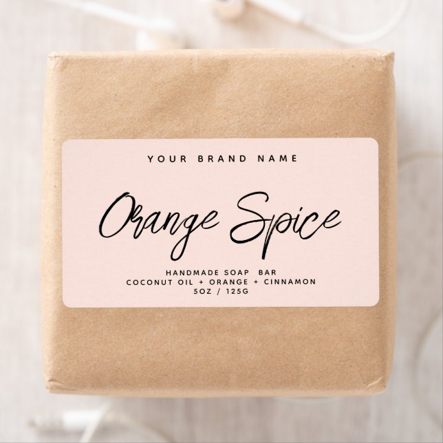 Modern soap simple elegant cosmetics label (Insitu)