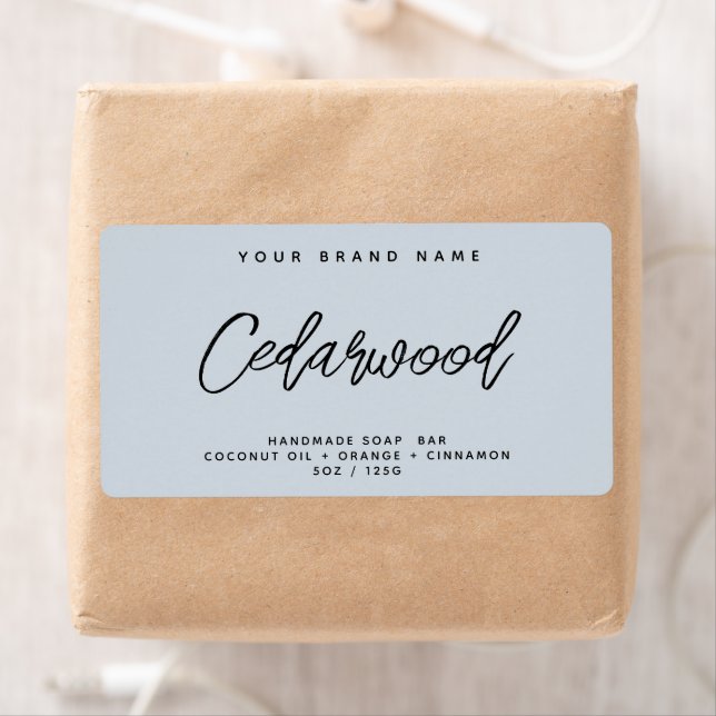 Modern soap simple elegant cosmetics label (Insitu)