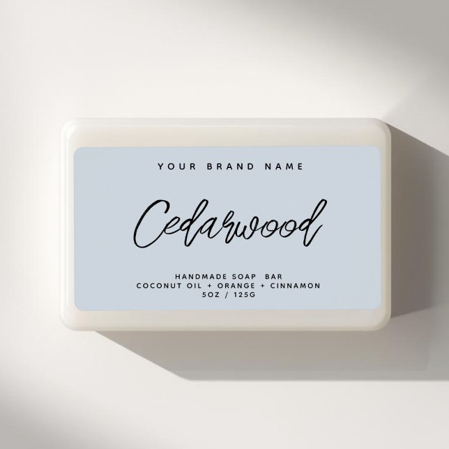 Modern soap simple elegant cosmetics label (Creator Uploaded)