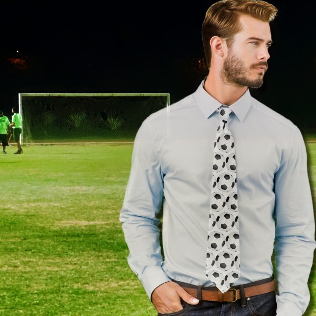 modern soccer ball pattern tie (Creator Uploaded)