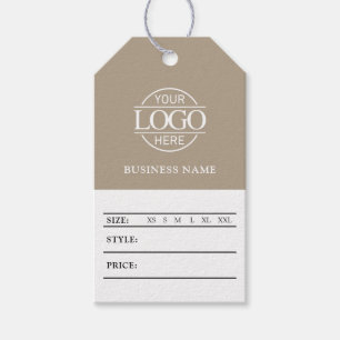 Modern Social Media Business Logo Price Hang Tag
