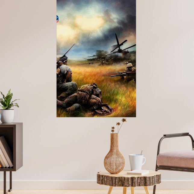 Modern Soldier AI Digital Art Poster #03 (Living Room 3)