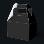 Modern Solid Black Simple Chic Elegant Favour Box<br><div class="desc">Modern Solid Black Simple Chic Elegant Favour Boxes features a modern solid black. Perfect for Valentine's Day,  Women's Day,  Mother's Day,  birthday parties,  anniversary,  weddings,  baby showers and more. Created by Evco Studio www.zazzle.com/store/evcostudio</div>