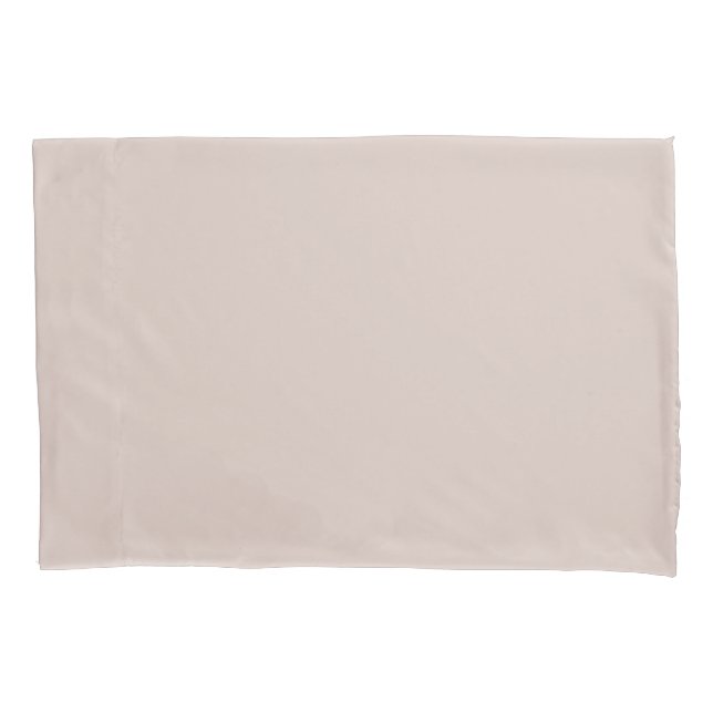 Modern Solid Blush Pink Pillowcase (Front-Left)