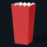 Modern Solid Fiery Red Simple Chic Elegant Favour Box<br><div class="desc">Modern Solid Fiery Red Simple Chic Elegant Popcorn
 Favour Boxes features a modern solid red. Perfect for Valentine's Day,  Women's Day,  Mother's Day,  birthday parties,  anniversary,  weddings,  baby showers and more. Created by Evco Studio www.zazzle.com/store/evcostudio</div>
