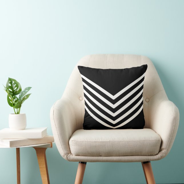 Modern solid geometric shapes pattern 1 cushion (Chair)