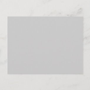Modern Solid Grey Blank Postcard