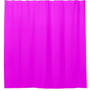 Modern Solid Pink Magenta Shower Curtain