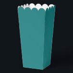 Modern Solid Teal Green Simple Chic Elegant Favour Box<br><div class="desc">Modern Solid Teal Green Simple Chic Elegant Popcorn Favour Boxes features a modern solid teal green. Perfect for Valentine's Day,  Women's Day,  Mother's Day,  birthday parties,  anniversary,  weddings,  baby showers and more. Created by Evco Studio www.zazzle.com/store/evcostudio</div>