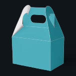 Modern Solid Teal Simple Chic Elegant Favour Box<br><div class="desc">Modern Solid Teal Simple Chic Elegant Favour Boxes features a modern solid teal. Perfect for Valentine's Day,  Women's Day,  Mother's Day,  birthday parties,  anniversary,  weddings,  baby showers and more. Created by Evco Studio www.zazzle.com/store/evcostudio</div>