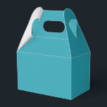 Modern Solid Teal Simple Chic Elegant Favour Box<br><div class="desc">Modern Solid Teal Simple Chic Elegant Favour Boxes features a modern solid teal. Perfect for Valentine's Day,  Women's Day,  Mother's Day,  birthday parties,  anniversary,  weddings,  baby showers and more. Created by Evco Studio www.zazzle.com/store/evcostudio</div>