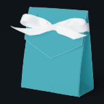 Modern Solid Teal Simple Chic Elegant Favour Box<br><div class="desc">Modern Solid Teal Simple Chic Elegant Favour Boxes features a modern solid teal. Perfect for Valentine's Day,  Women's Day,  Mother's Day,  birthday parties,  anniversary,  weddings,  baby showers and more. Created by Evco Studio www.zazzle.com/store/evcostudio</div>