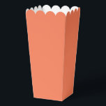 Modern Solid Vibrant Orange Simple Chic Elegant Favour Box<br><div class="desc">Modern Solid Vibrant Orange Simple Chic Elegant Popcorn Favour Boxes features a modern solid orange. Perfect for Valentine's Day,  Women's Day,  Mother's Day,  birthday parties,  anniversary,  weddings,  baby showers and more. Created by Evco Studio www.zazzle.com/store/evcostudio</div>