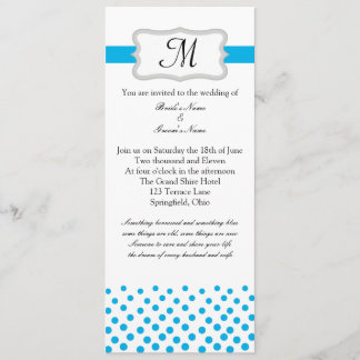Modern Something Blue Invitation