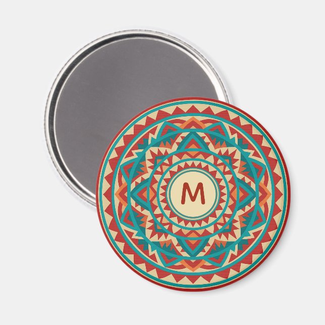 Modern Southwest Mandala Magnet (Front/Back)