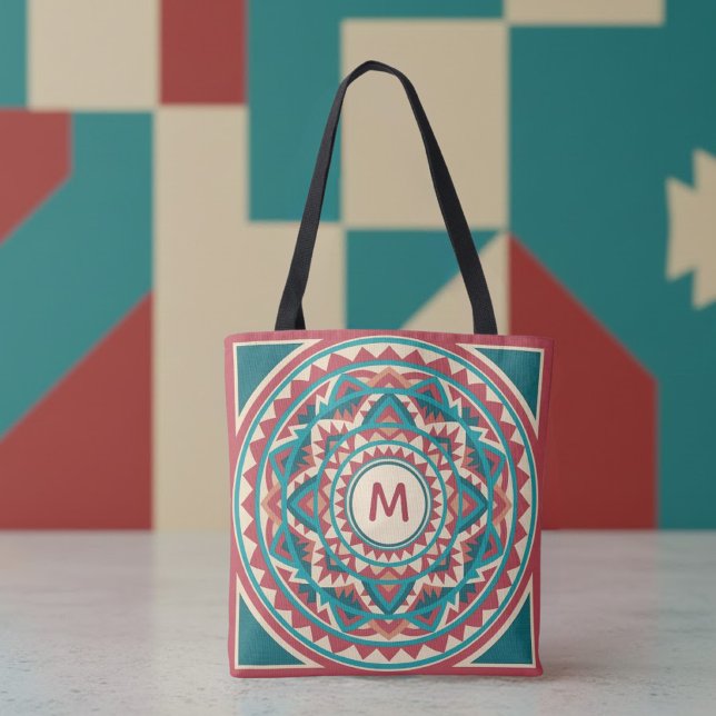 Modern Southwest Mandala Tote Bag (Creator Uploaded)